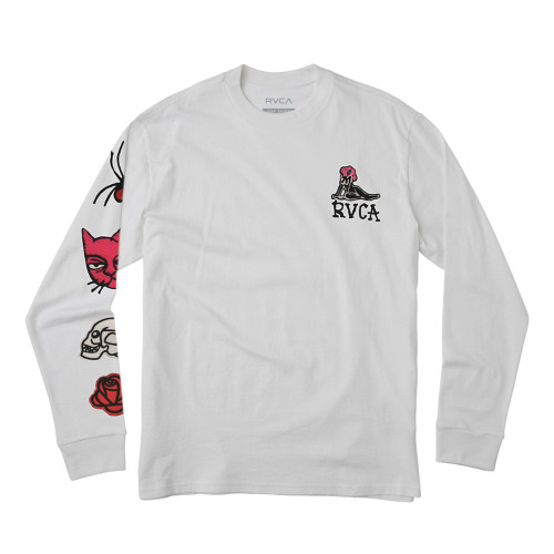 RVCA Ανδρική μακρυμάνικη μπλούζα Mark Oblow Patches - Long Sleeve T-Shirt